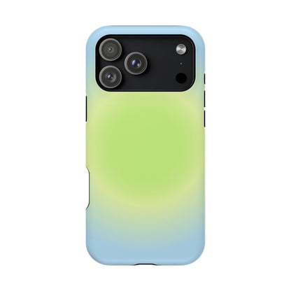 Green & Blue Aura iPhone Case