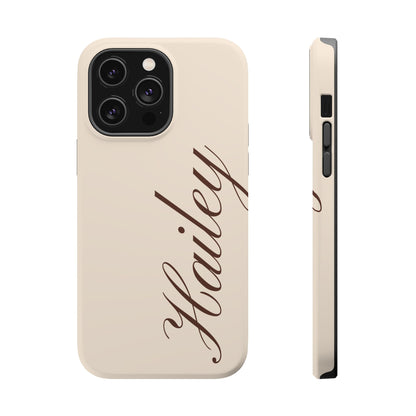 Custom Beige iPhone Case