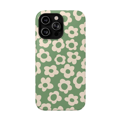 Green Las Flores iPhone Case