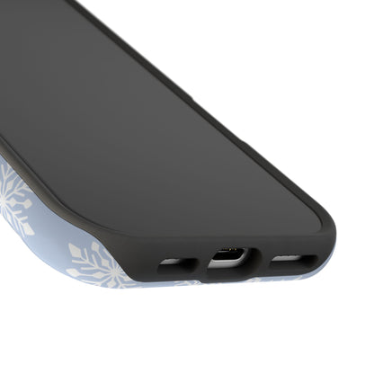 Blue Snowflakes iPhone Case