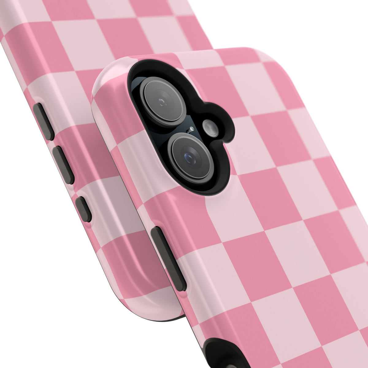 Pink Candy Checkered iPhone Case from Stella Cases