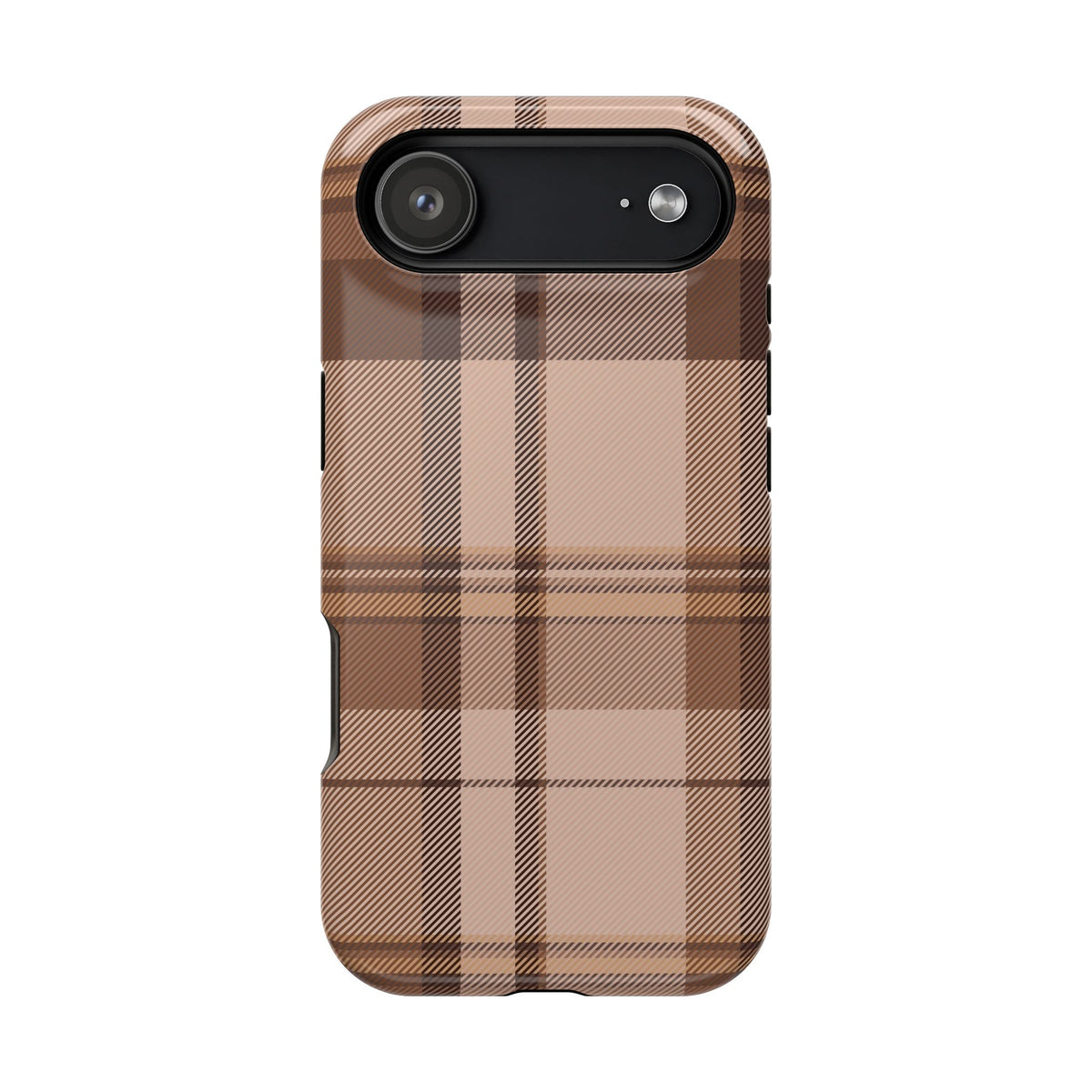 Toffee Plaid iPhone Case