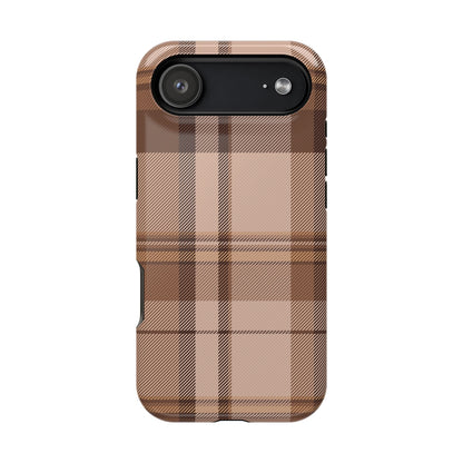 Toffee Plaid iPhone Case