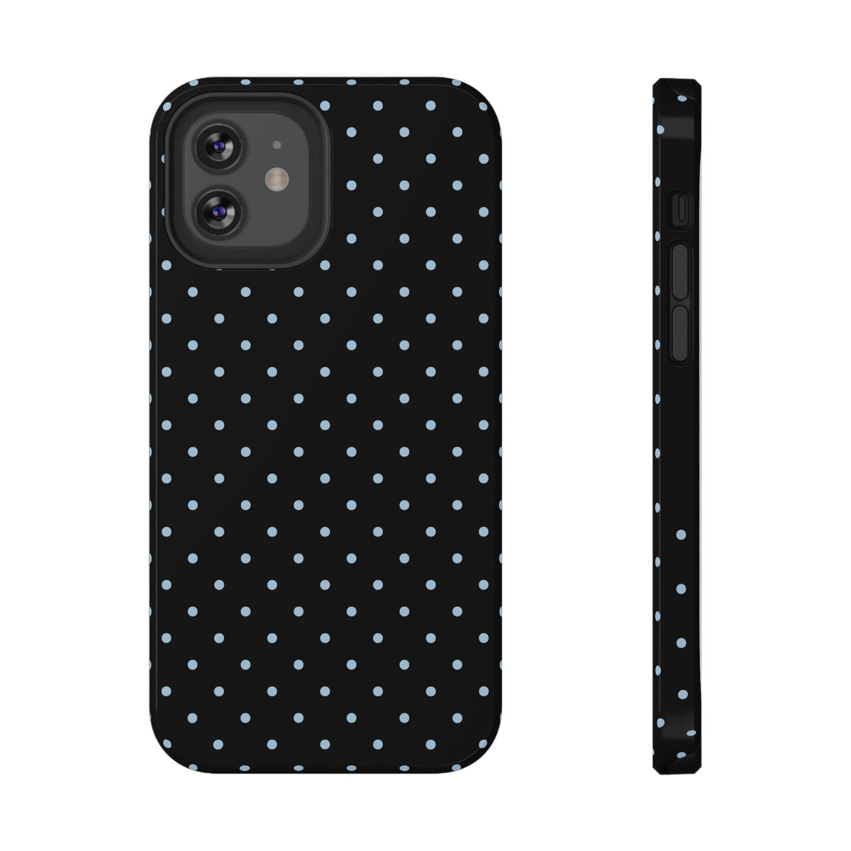 Blue Velvet Mini Dots iPhone Case