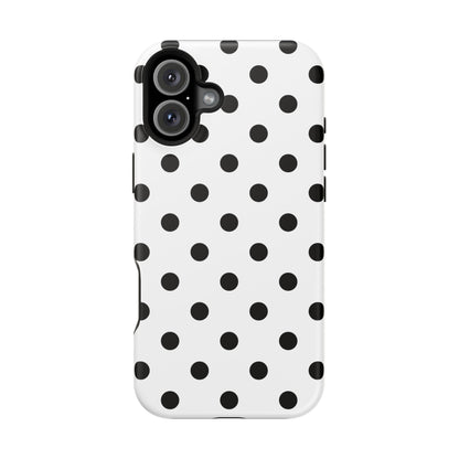 Black Polka Dots iPhone Case