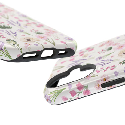 Vintage Purple Floral iPhone Case