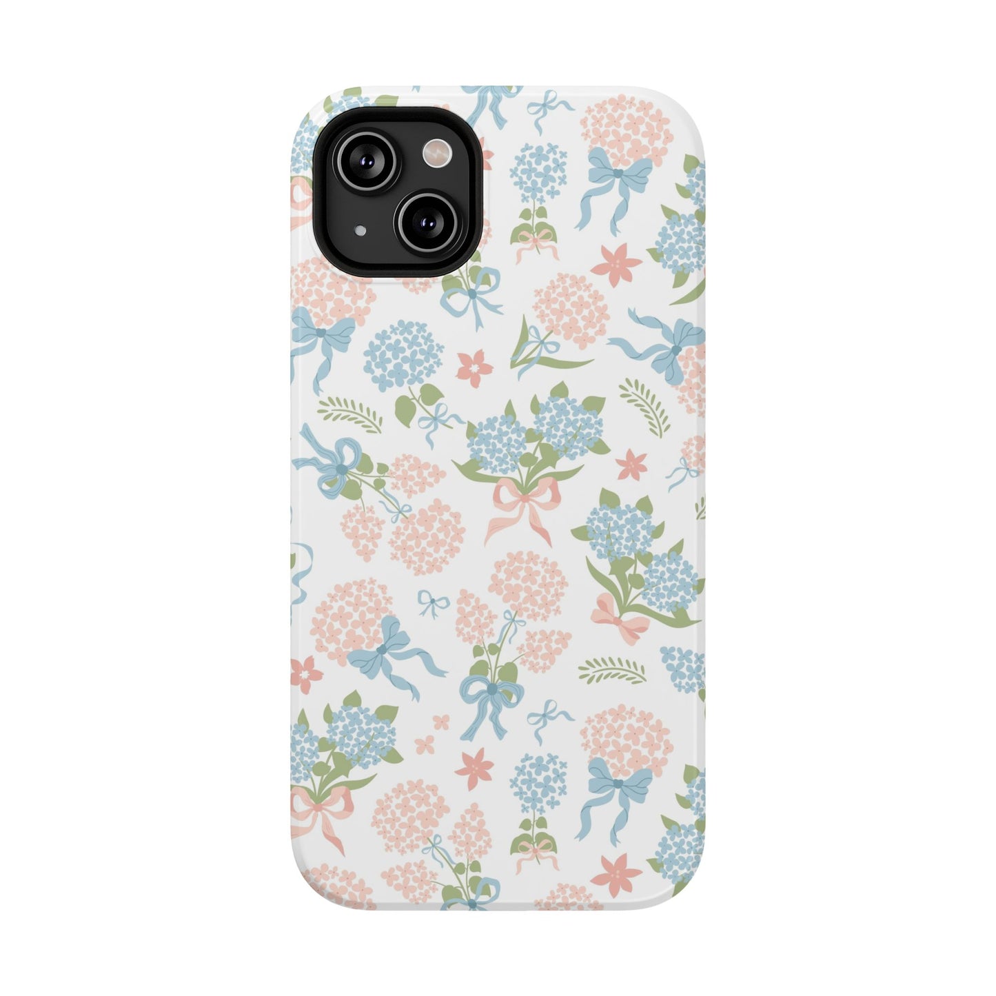 Hydrangea Bows iPhone Case