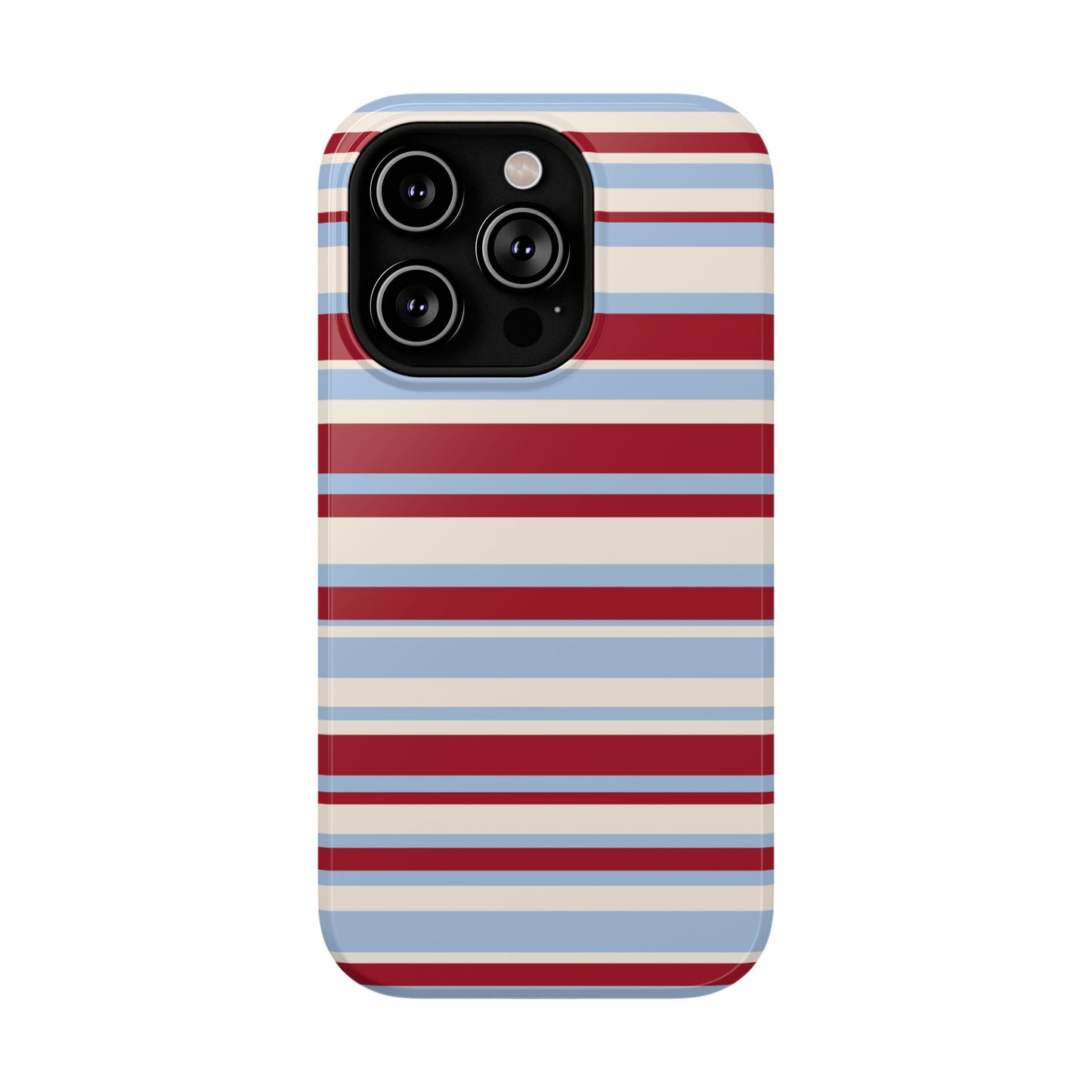 Cherry Soda Stripes iPhone Case