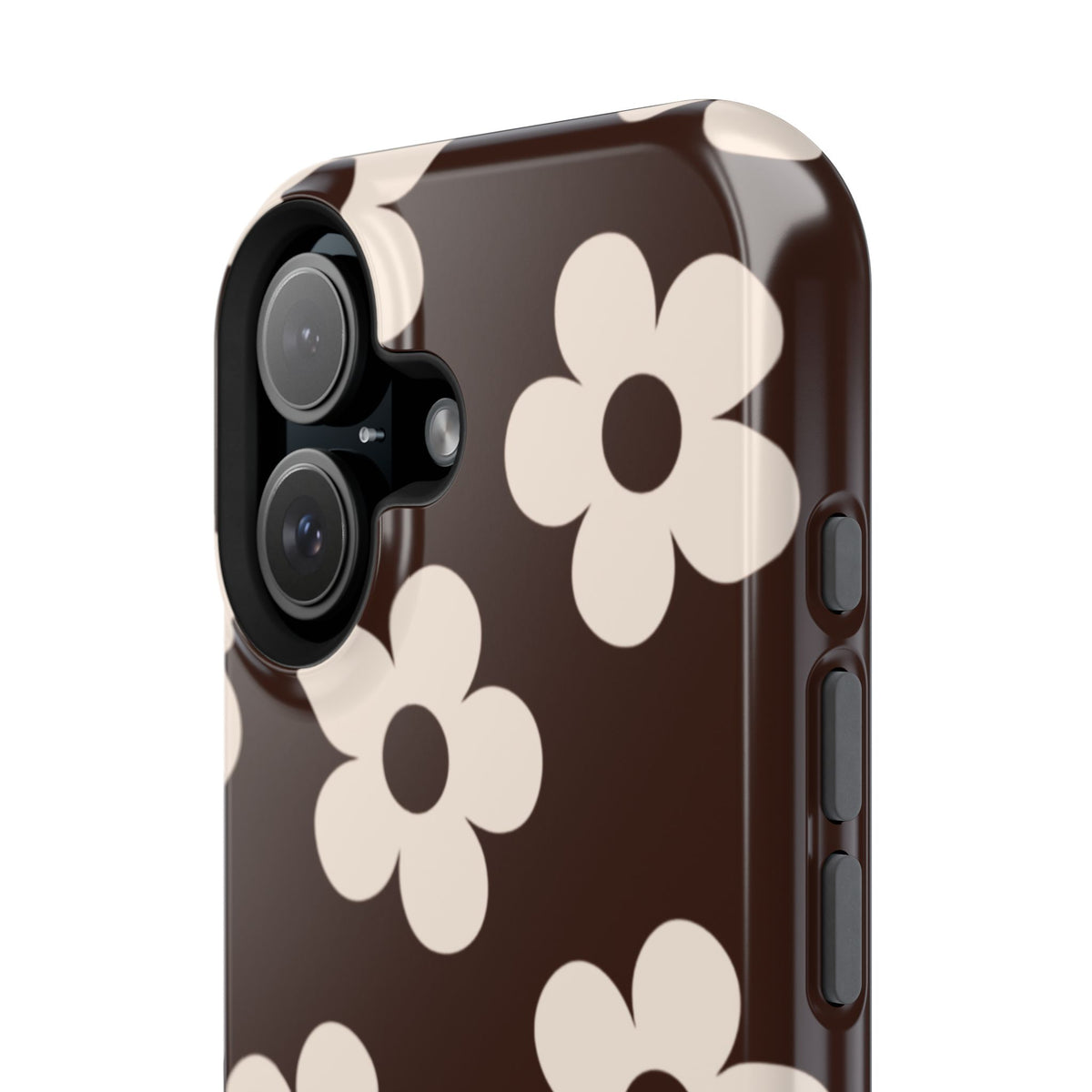 Cocoa Flowers iPhone Case