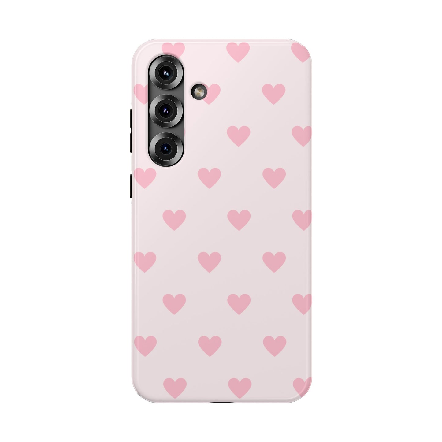 Light Pink Hearts Samsung Case