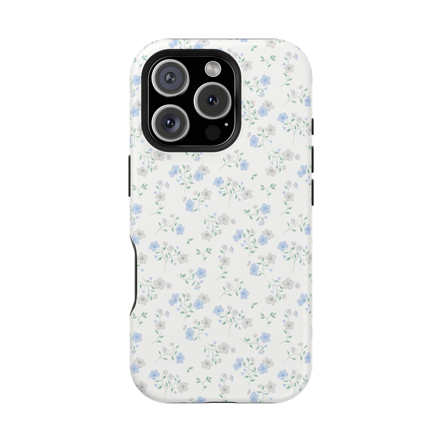 Blue Floral Ditsy iPhone Case