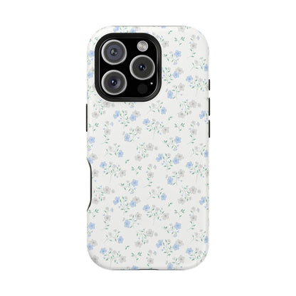 Blue Floral Ditsy iPhone Case