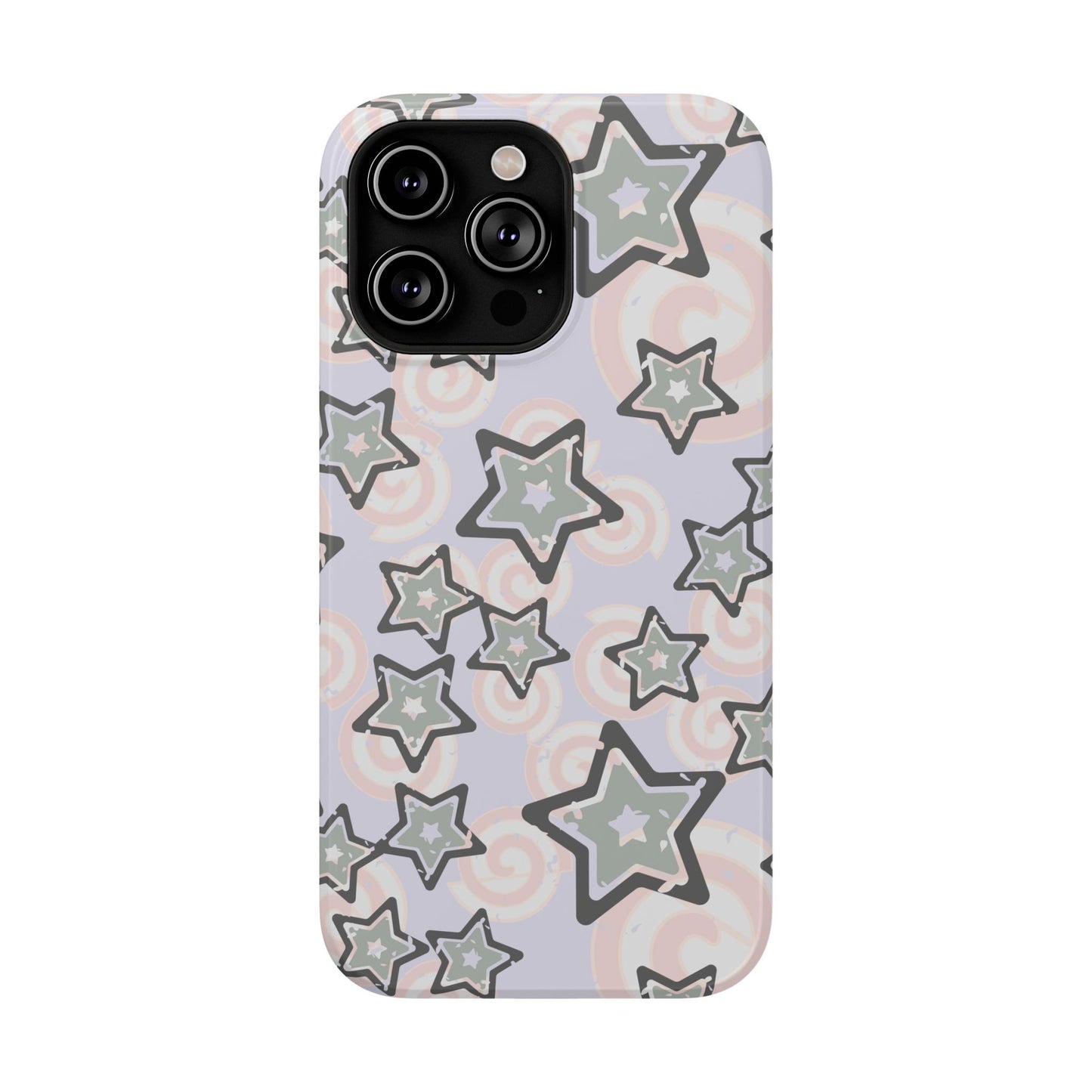 Y2K Gray Star iPhone Case