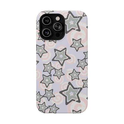 Y2K Gray Star iPhone Case