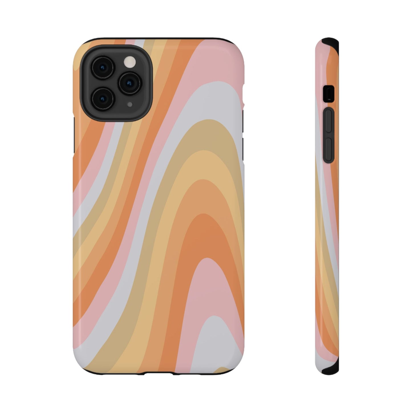 Rainbow Waves iPhone Case