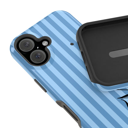 Personalized Seaside Stripes iPhone Case