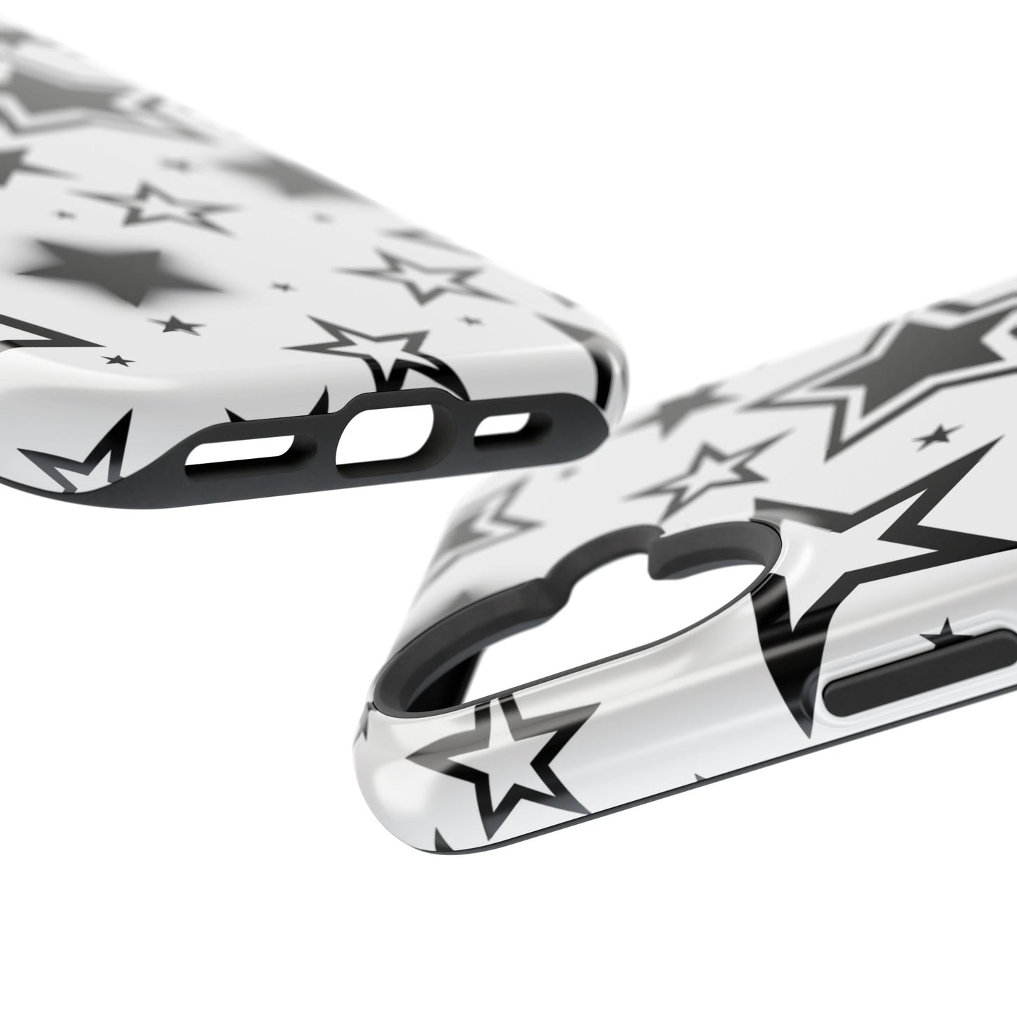 White Stardust iPhone Case