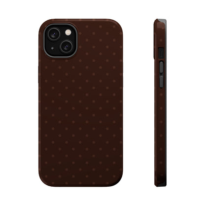 Mocha Mini Dots iPhone Case