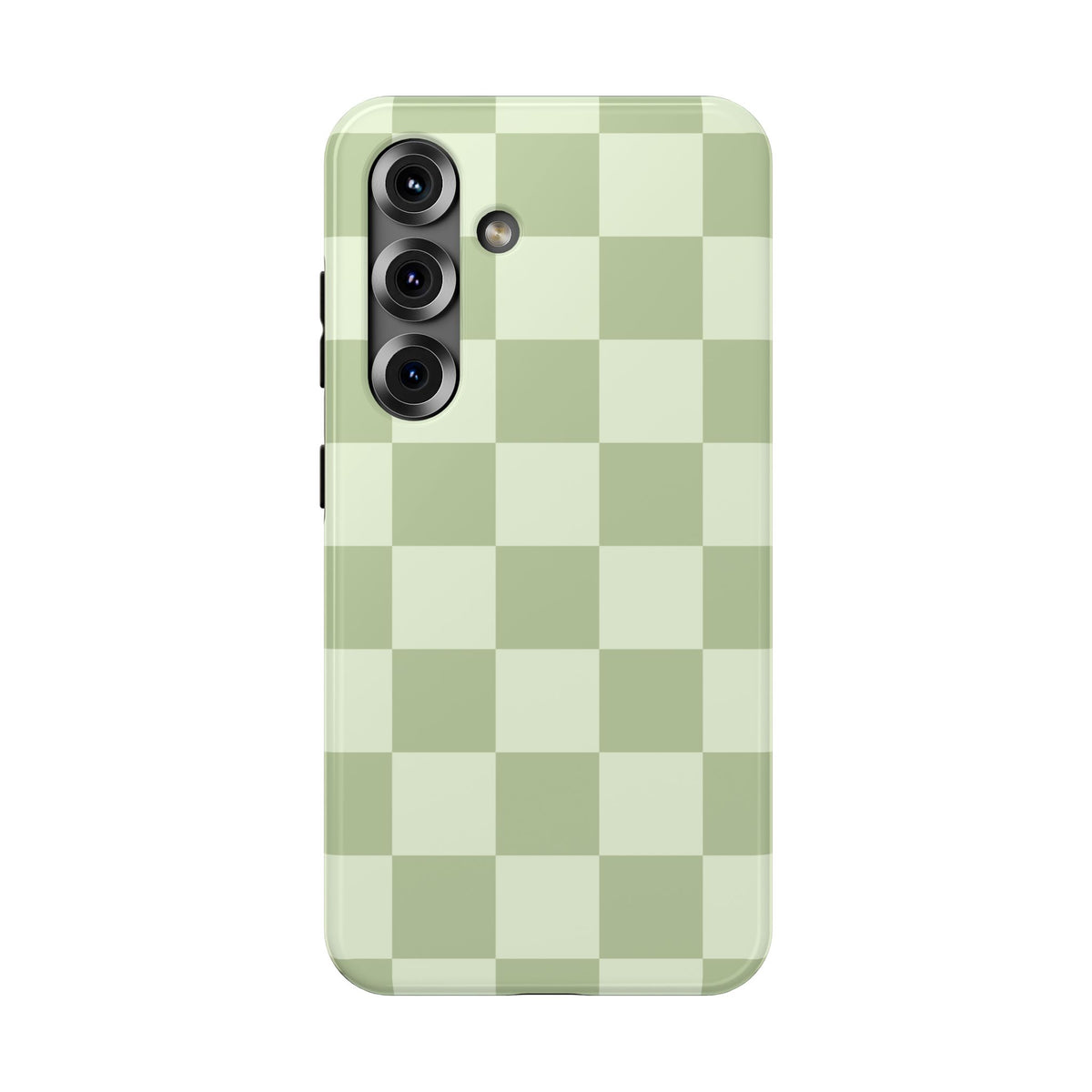 Green & Light Green Checkered Samsung Case