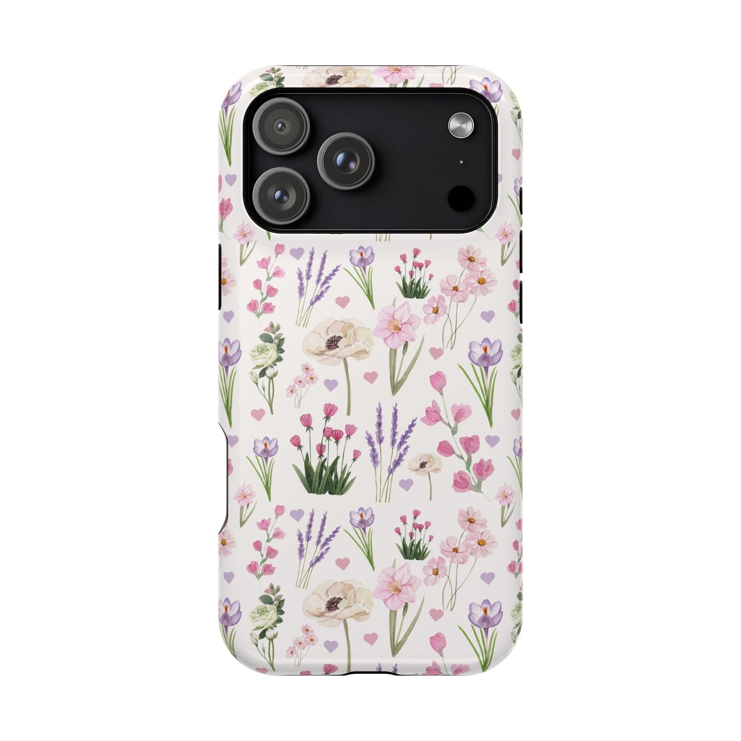 Vintage Purple Floral iPhone Case