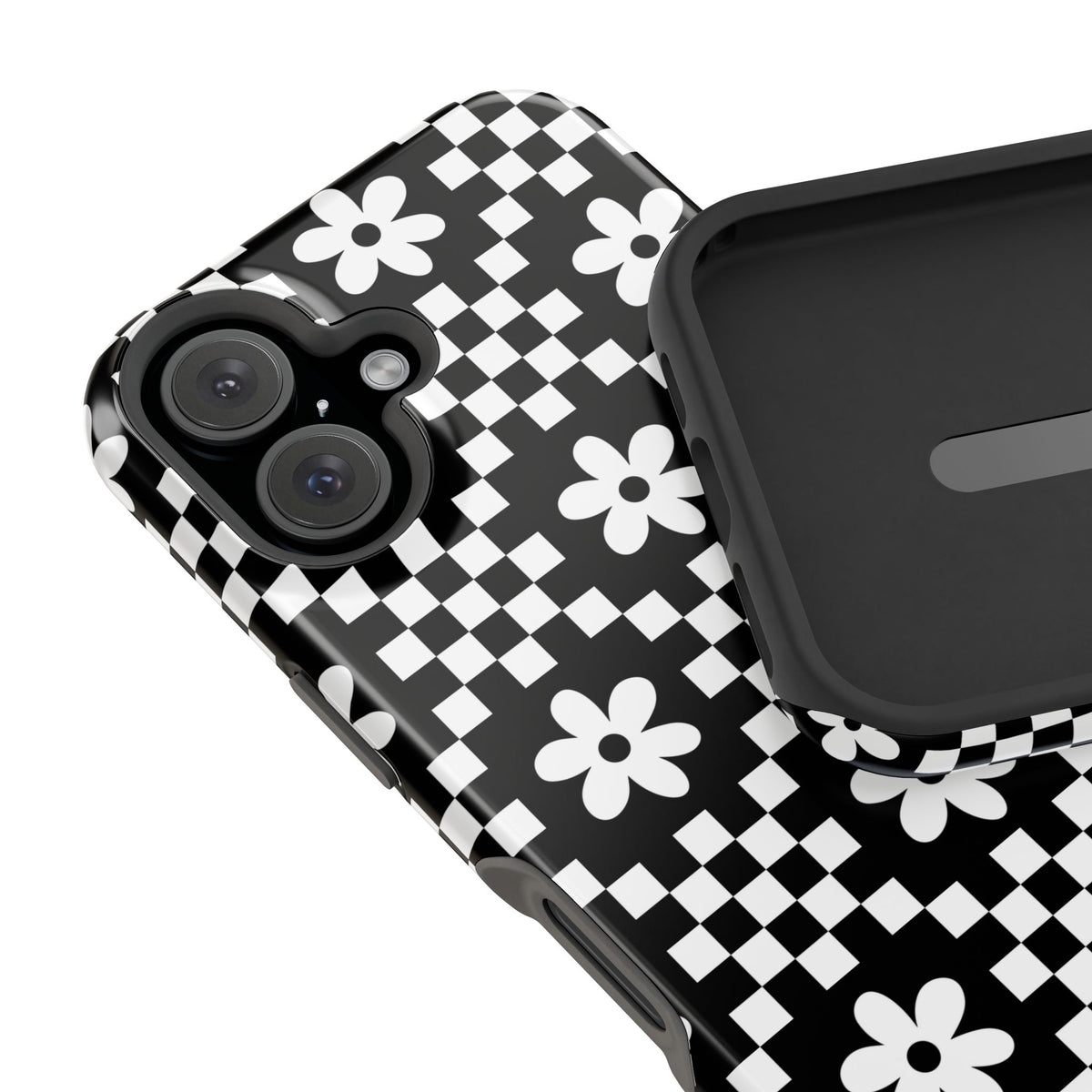 Checkerboard Daisy iPhone Case from Stella Cases