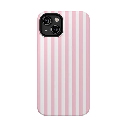 Pink Picnic Stripes iPhone Case