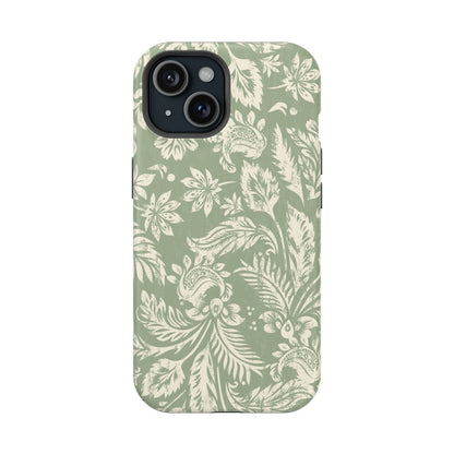 Sage Paisley iPhone Case