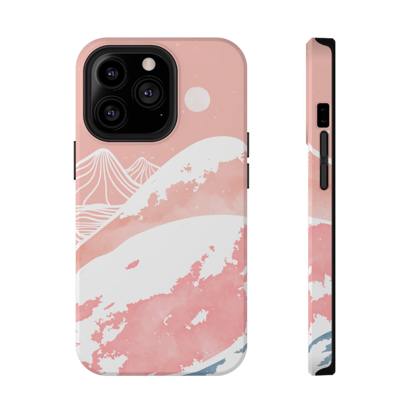 Pink Winter Night iPhone Case