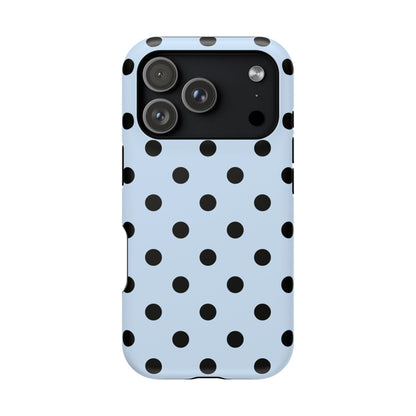 Blue Polka Dots iPhone Case