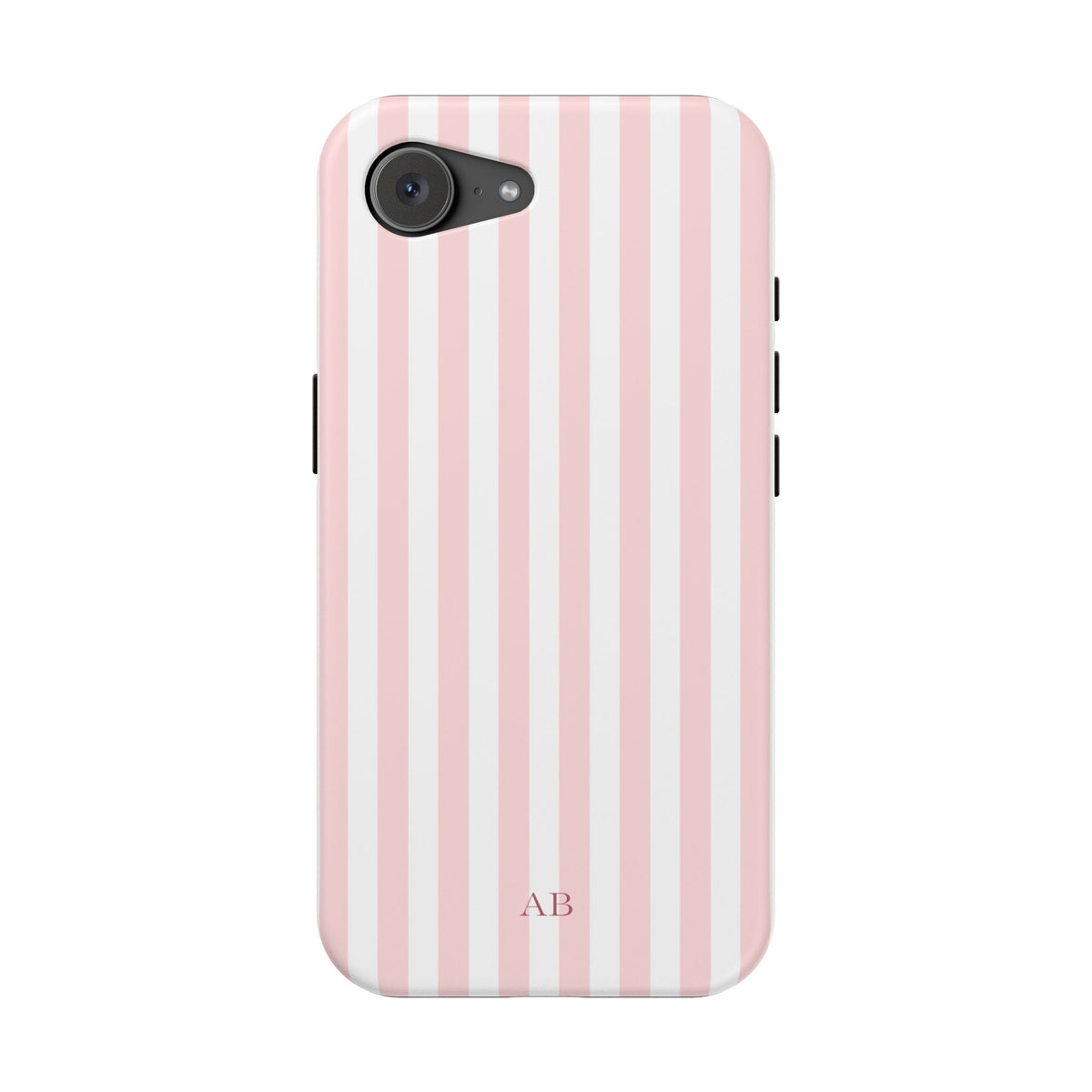 Custom Initials Pink Beau iPhone Case