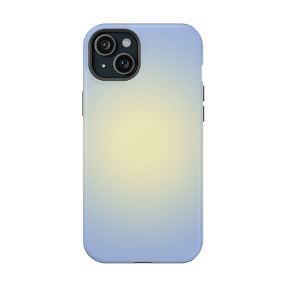Blue & Yellow Aura iPhone Case