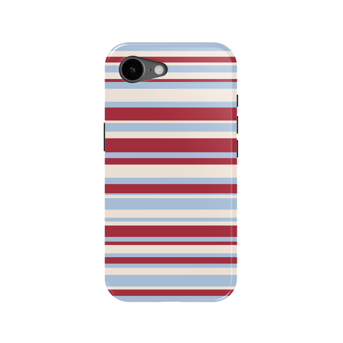 Cherry Soda Stripes iPhone Case from Stella Cases