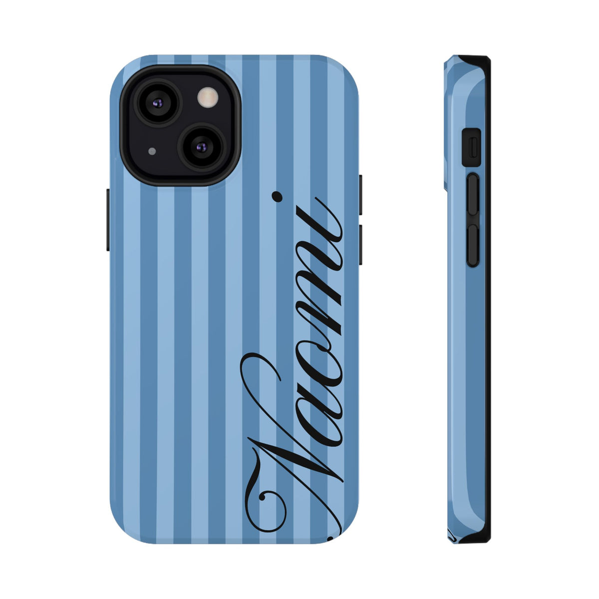 Personalized Seaside Stripes iPhone Case