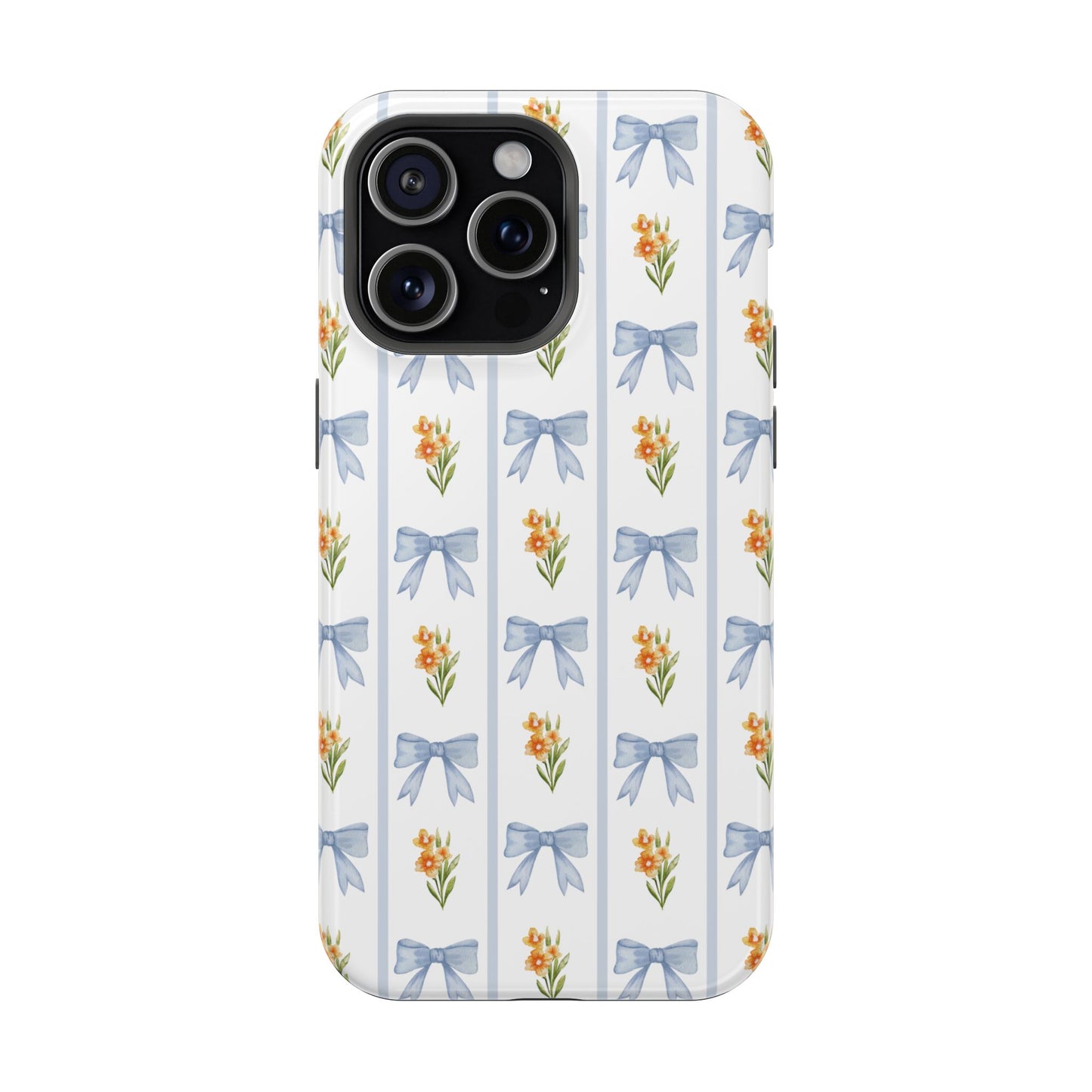 Blue Bows iPhone Case