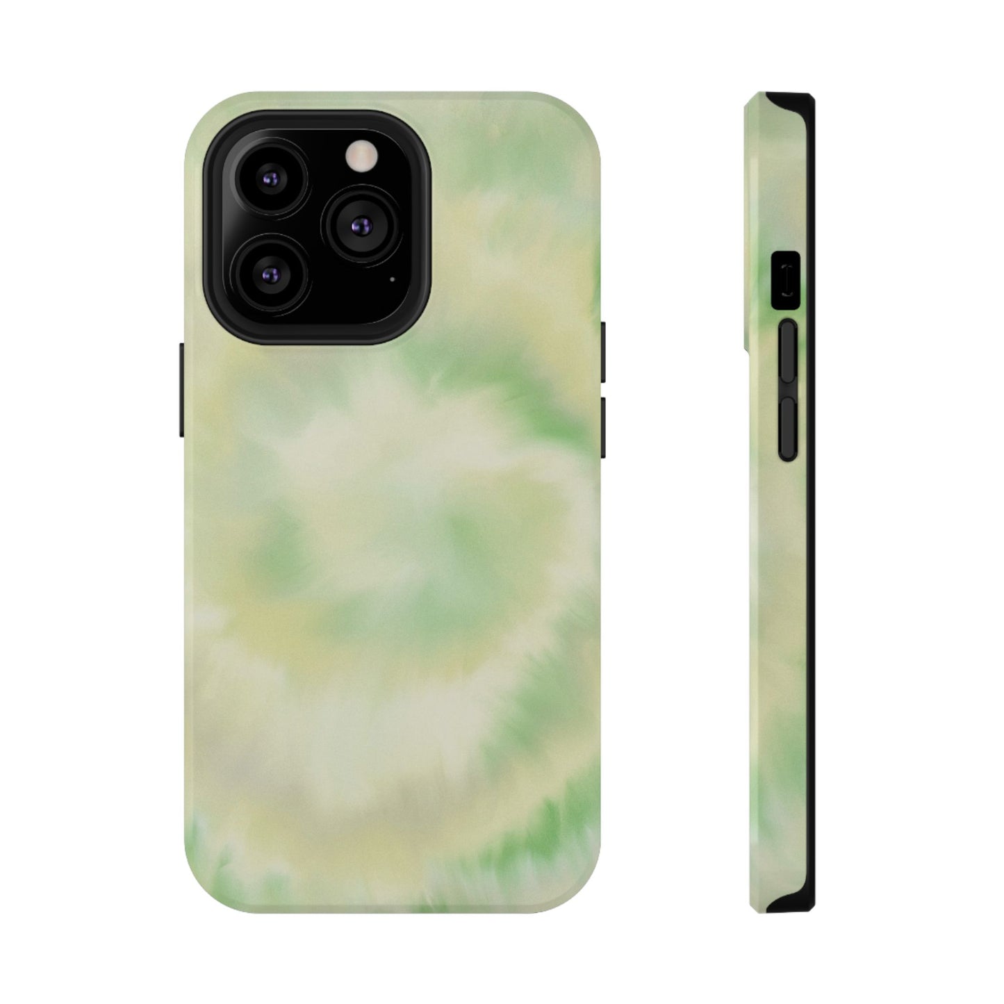 Lime Tie Dye iPhone Case