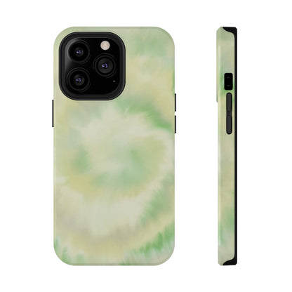 Lime Tie Dye iPhone Case