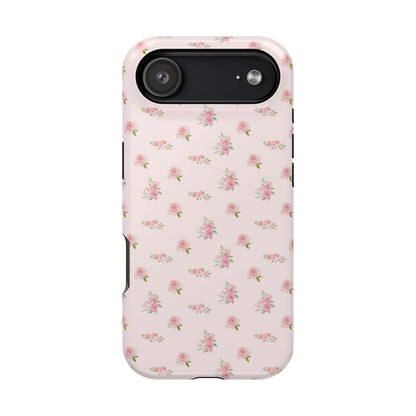 Pink Vintage Roses iPhone Case
