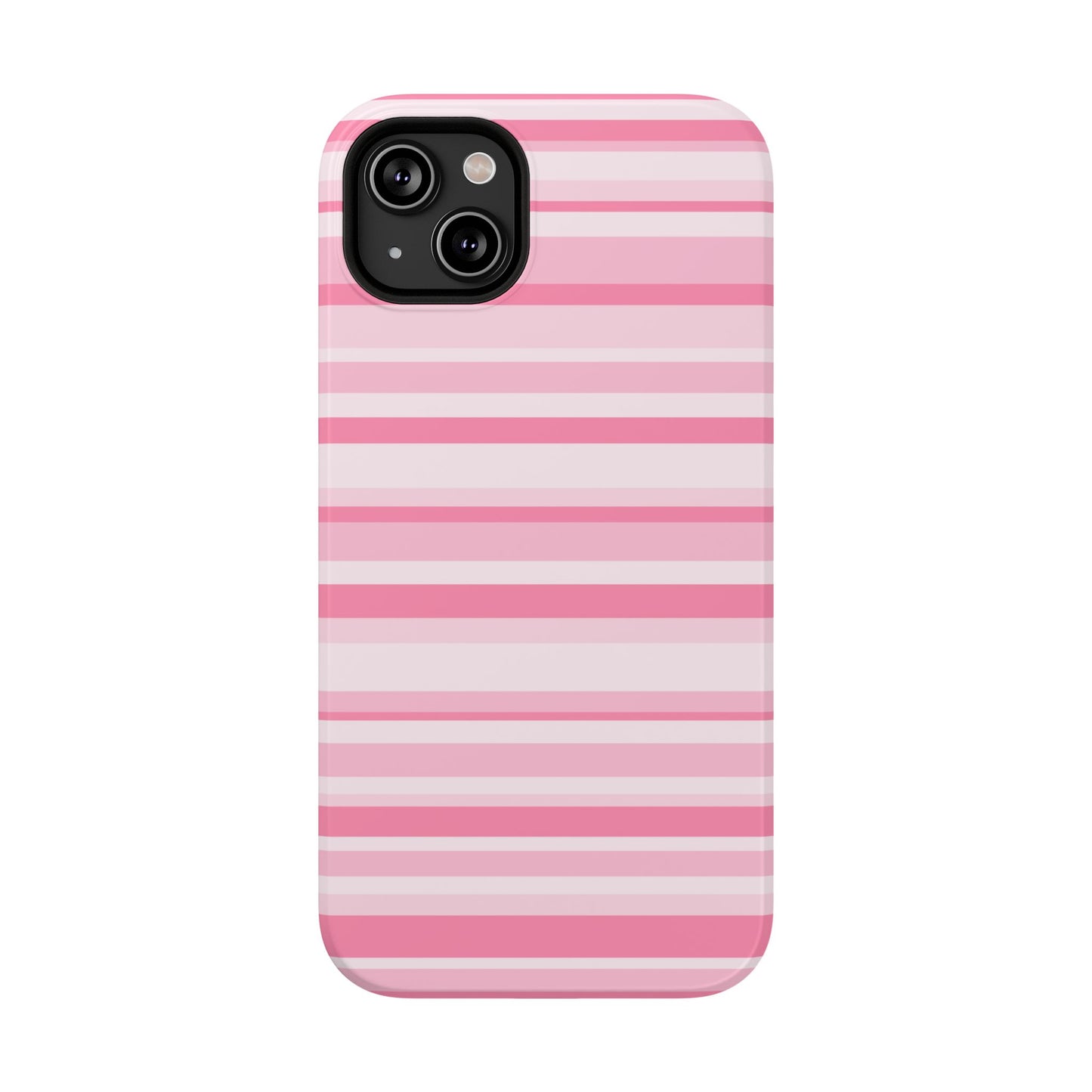 Pink Candy Stripes iPhone Case