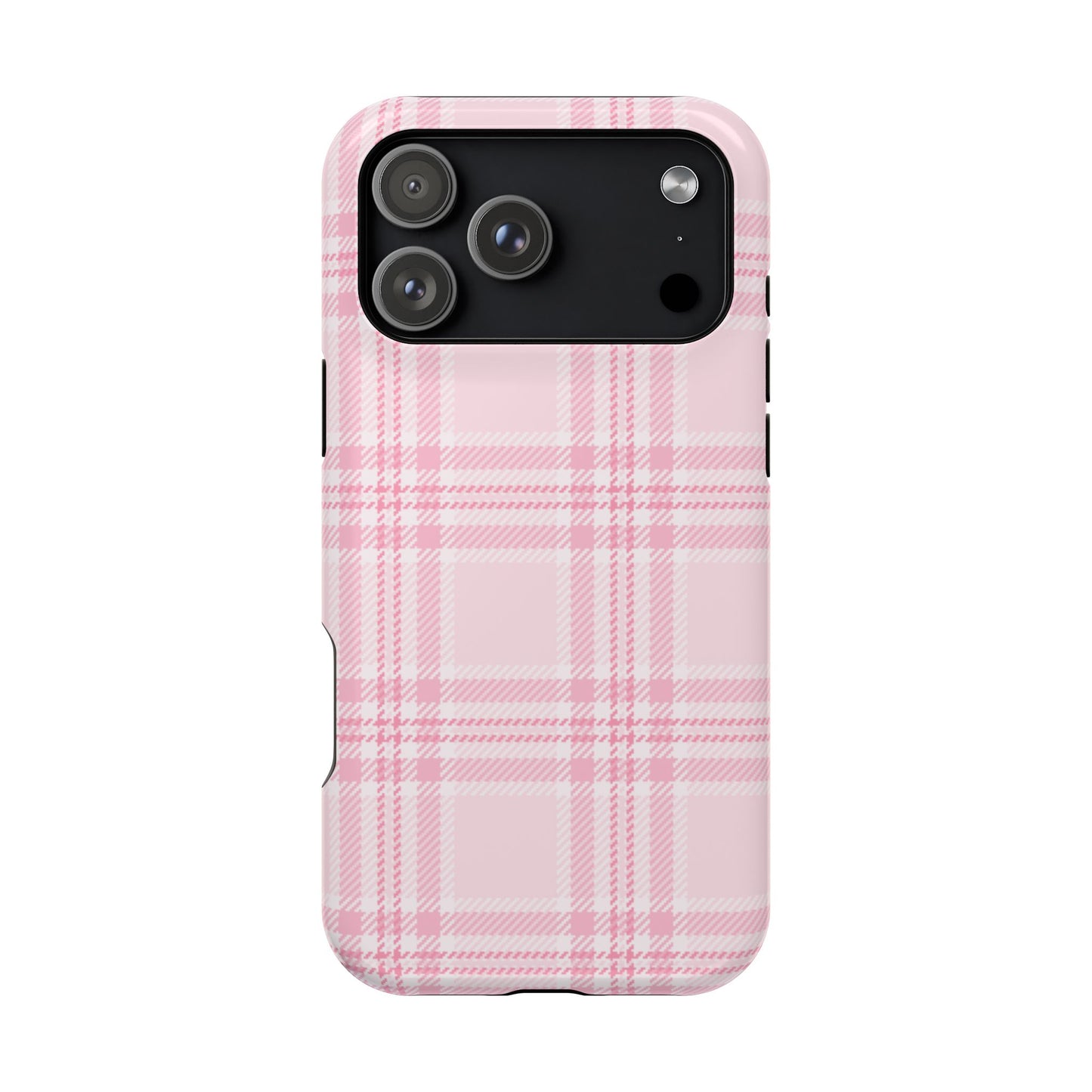 Pink Plaid iPhone Case