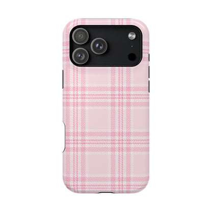 Pink Plaid iPhone Case