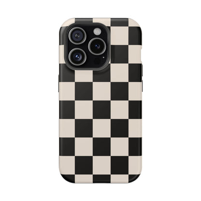 Espresso Checkered iPhone Case