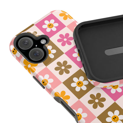 Smiley Flowers iPhone Case