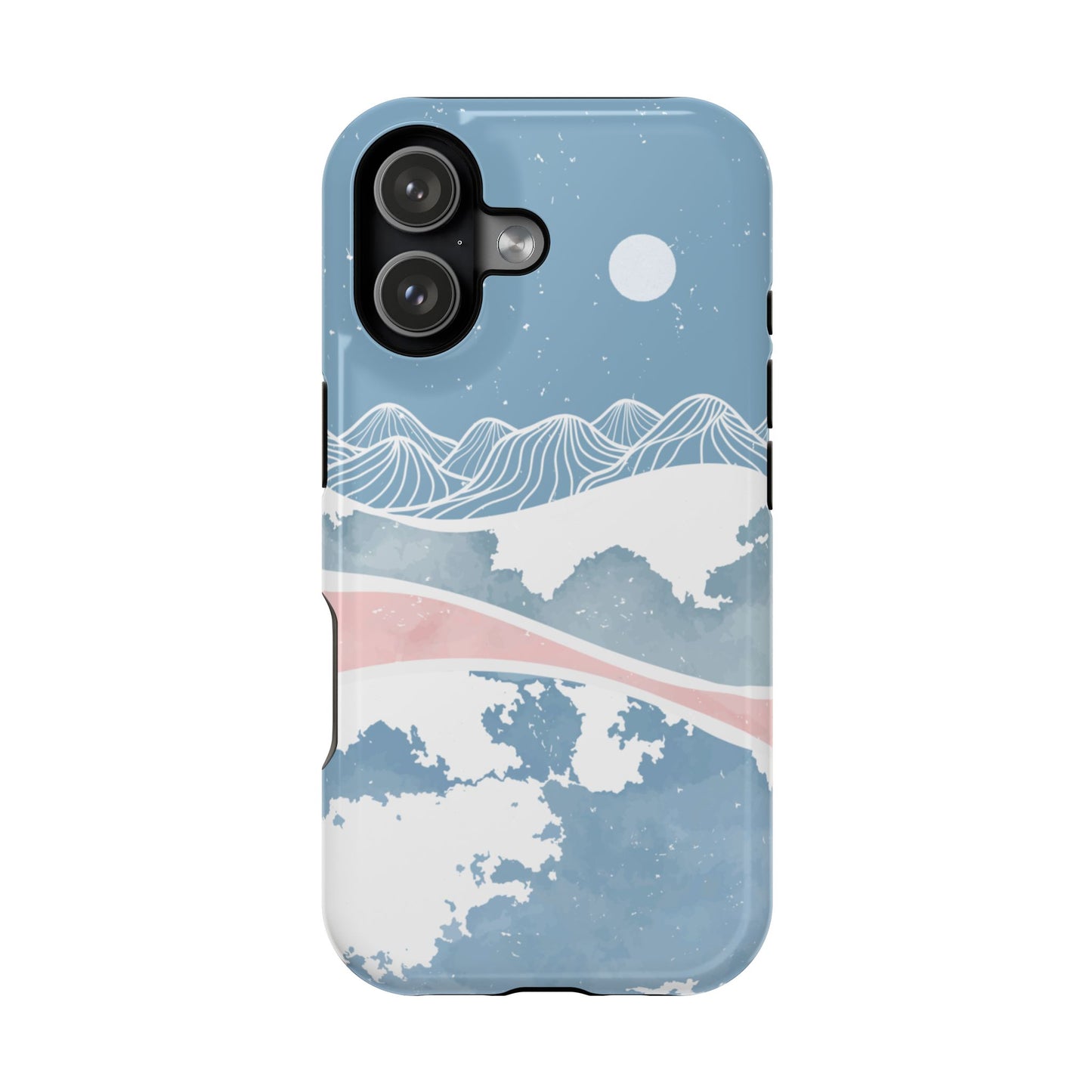 Blue Winter Night iPhone Case