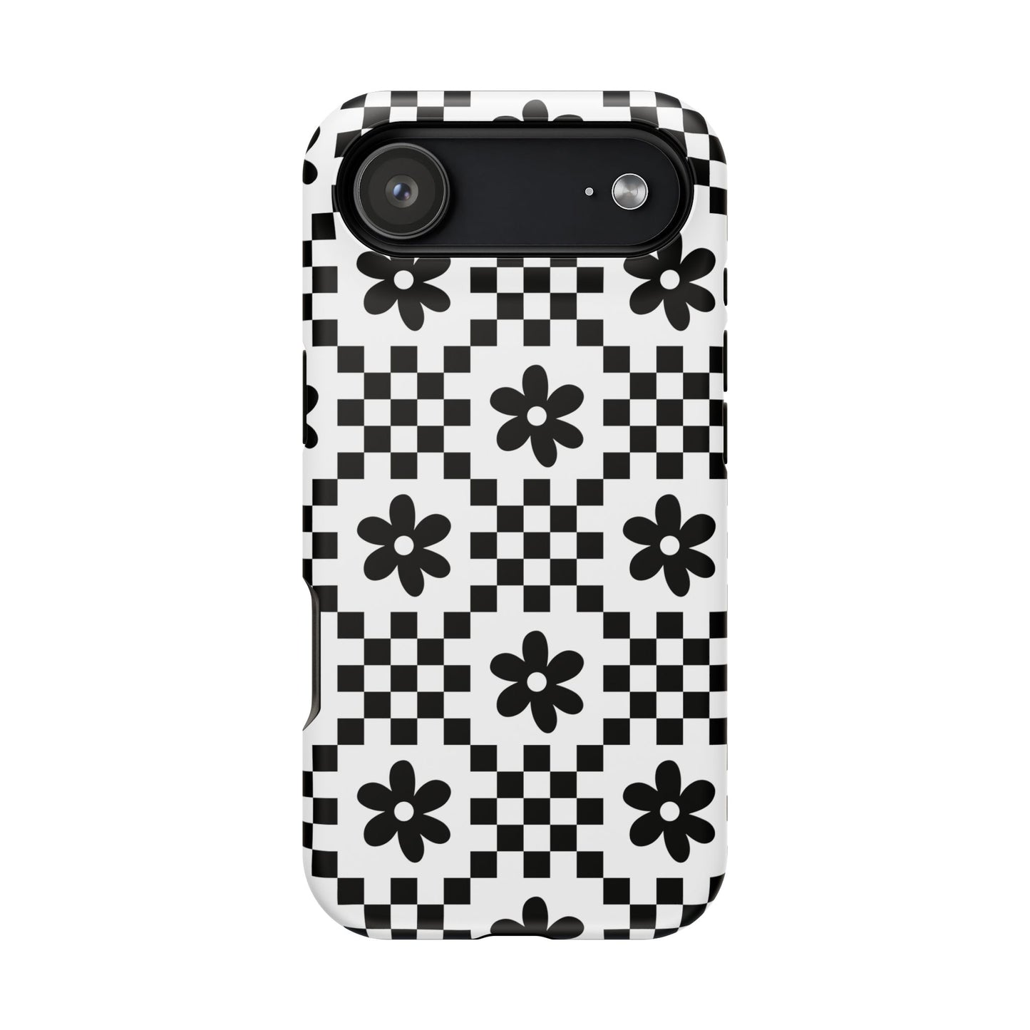 Monochrome Daisy iPhone Case