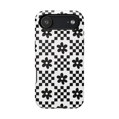 Monochrome Daisy iPhone Case