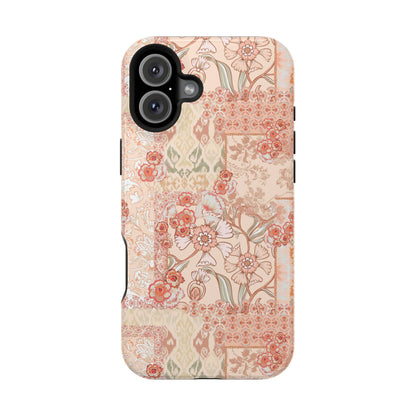 Peachy Paisley iPhone Case