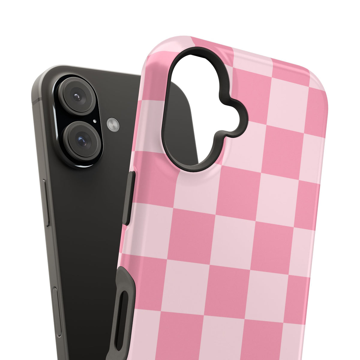 Pink Candy Checkered iPhone Case from Stella Cases
