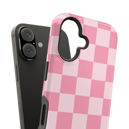 Pink Candy Checkered iPhone Case from Stella Cases