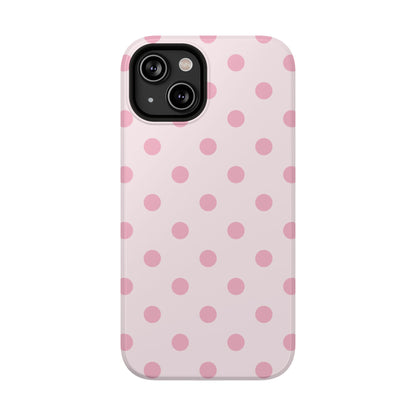 Pink Sprinkles Polka Dots iPhone Case