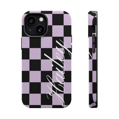Custom Witchy Checkered iPhone Case